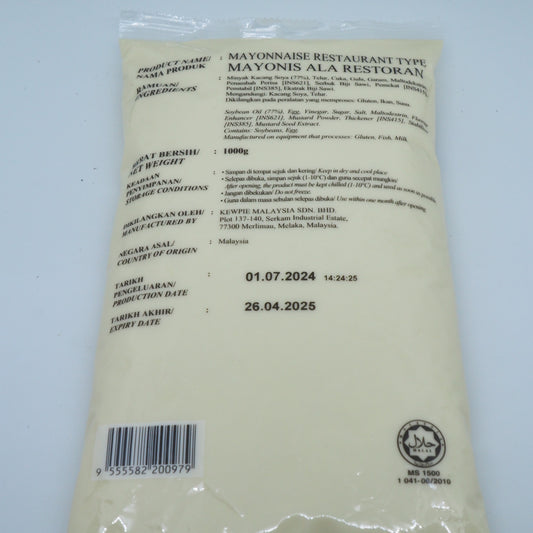 restaruant style mayo bag 1kg
